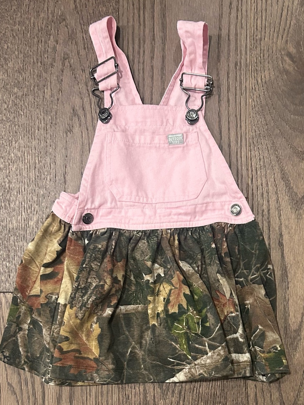 Bass Pro Shops Outdoor Kids Size 2T Overall Dress